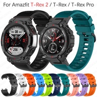 Soft Silicone Strap For Huami Amazfit T-Rex / T Rex Pro / T-Rex 2 Smart Watch Band Bracelet WirstStrap