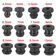 4.5mm 5mm 6mm Drill Hole 7mm 8mm 9mm 10mm ID Rubber Grommets Top Hat Grommet for Wiring Eyelet Ring 