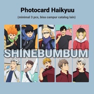 Haikyuu Anime Photocard (B) 2 sides