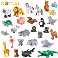 Big Size Figure Duplo Animals Block Farm Series Big Building Blocks Animals Series Toys For Children