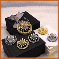 EMELLY JEWELLERY Q30 Kerongsang Dokoh Songkok Bulan Bintang Pin Tanjak Pengantin Tanjak Melayu Brooc