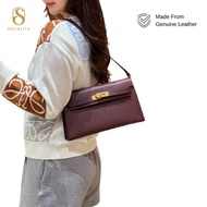 Elena Genuine Leather Bag Genuine Leather Bag Women's Clutch Bag Shoulder Bag Sling Bag