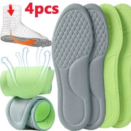4pcs Soft Memory Foam Orthopedic Insoles Shoe Pads Men Women Nano Antibacterial Deodorization Insole