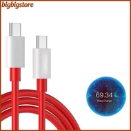 Big Type C USB SUPERVOOC 2.0 Fast Charging Cable For OnePlus 9R 10 Pro 10R 11 11R 12 13 Nord 2T 3 CE