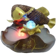 Golden Arowana Store God of Wealth Flowing Water Ornaments Cornucopia Feng Shui Wheel Transfer Beads