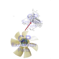 ZX200-1/ZX210/SH200/6BG1 Hydraulic Excavator Engine Fan Blade
