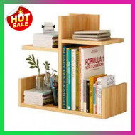 Sturdy Wooden Table Top Book Rack Book Shelf - hanarizqy