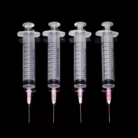 4PCS Ink Refill Tool 10ml Syringe With Needle For Epson Canon Hp Brother Ricoh CISS Tank Refillable 