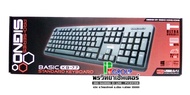 Signo Standard Besico Keyboard รุ่น KB-77 USB - Black