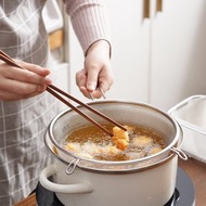 JPE - 【日式｜耐熱不銹鋼】日式不銹鋼雙耳漏網 漏勺 過濾網篩 廚房細網勺 撈勺 撈麵勺 隔水漏網 油炸濾勺篩 不銹鋼濾油器 煎炸過濾器 過濾網 煮食濾篩 耐熱隔水網
