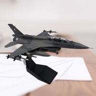 [Homyl478] 1:72 Diecast F-16 Fighter Jet Model, Retro Aircraft Model, Stimulated Aircraft Collectibl