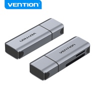 Vention Card Reader OTG USB3.0 256GB TF SD Micro SD การ์ดหน่วยความจำอะแดปเตอร์ Mini Smart Card Reader