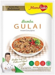 MamaSuka Bumbu Gulai Instant Curry Spices, 25 gram (Pack of 4)