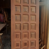 daun pintu kayu merbau