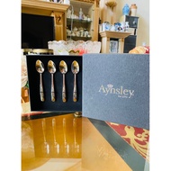 Aynsley England Spoon Fork Beautiful 4 Pcs