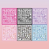 Ins Korea Funny emoji emoji Stickers Cute Cartoon deco Cuckoo Card diy Handbook Decoration Material 