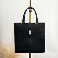 【 日本直送 名牌中古包 】GUCCI 古馳 Jackie 手提包 黑色 皮革 vintage 古董 經典款 2kdzsa