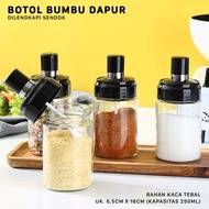 KITCHEN SPICE BOX KITCHEN SPICE JAR MULTIPURPOSE KITCHEN THICK GLASS SPICE BOX