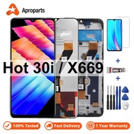 Original LCD For Infinix Hot 30i X669 X669C X669D Display Touch Screen Digitizer Assembly Hot30i NFC