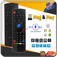 MX3 | Wechip W1 2.4G Air Mouse Wireless Keyboard Remote 6-Aixs sensor for Smart TV Laptop Projector