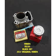100% ORIGINAL HONDA RS150 V1 V2 RSX RSX150 RS150R CYLINDER BLOCK SET ORI K56 RS 150 BLOK 12100-K56-N