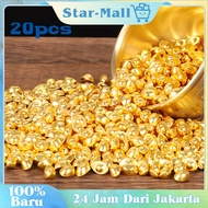 20pcs Chinese Decoration Yen Pao Yuan Bao Feng Shui Gold Yen Pao Ornament Yuan Bao Gold Money Souven