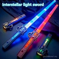 Pedang Cahaya Mainan Kanak Kanak Budak Lightsabers LED Light Up Saber, Dual Light Sword 7 Colors Cha