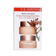 Authentic VALUE DUO SET Clarins EXTRA-FIRMING DAY CREAM Double Face & Eyes Collection Set Makeup Br