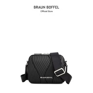 Braun Buffel Brooks Mini Messenger In Black | Beg Silang Badan