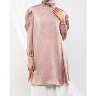 Hazelnut Indonesia - Ubilee Tunik - Atasan/ Blouse/ Top Wanita - Tan