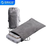 Phone Storage Velvet Bag Storage for USB Charger USB Cable Power Bank