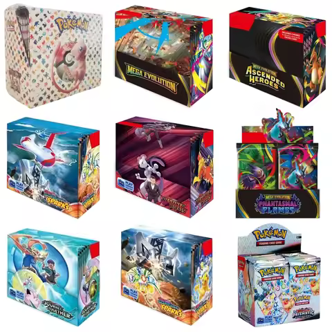 360Pcs Pokemon Trading Card GameCards Prismatic Evolutions Scarlet Violet Pokemon English Booster Ba