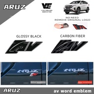 Vemart perodua aruz av logo word emblem accessories garnish pnp