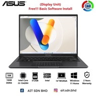 ASUS Vivobook 14 A1405V-ALY409WS 14"WUXGA Laptop Black i5-13420H 16GB 512GB SSD Intel W11 (Display U