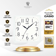 Casio IQ-06-7DF Wall Clock Size 250 x250cm Genuine Plastic Glass