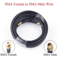 3-20M RG58/50-3 RF Coaxial Cable SMA Female to Male Wire Radio Extension For 4G LTE  Signal Booster 
