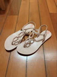 [swap barter♻️ 可買可交換]  IT 裸色淺粉紅夏天沙灘平底涼鞋 Zaxy Beige Infinity Sand sandals