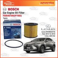 Lexus NX200t 2.0cc 3ZR-FAE Year 2014 To 2018 Car Engine Oil Filter Penapis Minyak Bosch Oil Filter