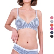 30 Degrees Cotton Stripes Under Wired Bra Cup B