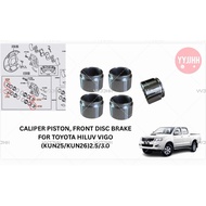 CALIPER PISTON, FRONT DISC BRAKE FOR TOYOTA HILUX VIGO (KUN25/KUN26)2.5/3.0 47731-0K060 PRICE OF 1PC
