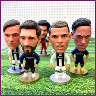 HT Messi CR7 Neymar Salah Pogba Marcelo Dybala Hazard Action Figure Model Dolls Toys For Kids Gifts 