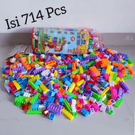 Lego Block Toys Contents 714 Pcs Education - Building Bricks Educational Children