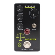 Big Fuzz for Guitar Pedal with 4 Buttons Fuzz Effect Pedal for Guitar&amp Accessories