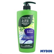 Follow Me Green Tea Shampoo 6 In 1 (650ml)