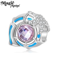 Beaded Bracelet Necklace diy Pure Silver Hot Sale Pink Diamond S925Series Conch Personality Ocean Cr