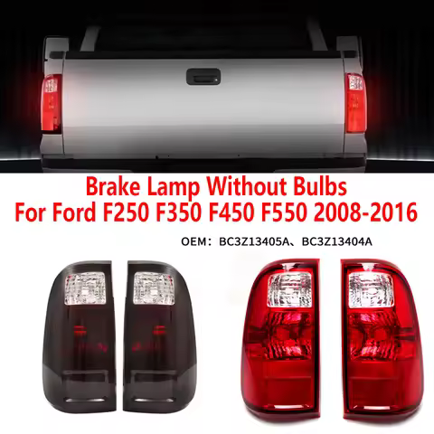 Pair Rear Bumper Tail Light BC3Z13405A BC3Z13404A For Ford F-250 F-350 F-450 F-550 2008-2016 Brake L