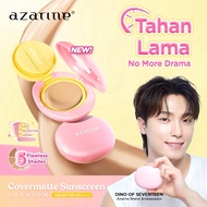 Azarine Coverage Sunscreen Cushion SPF50+ PA++++ [11gr] Long-Lasting Cushion Zero Oxidation Flawless