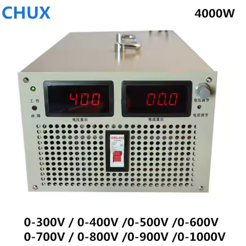 CHUX 4000W Switching Power Supply 0-300v 400v 500v 600v 700v 800v 900v 1000v AC to DC LED Smps Adjus