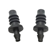 10 Pcs 8mm to 4mm Barb Straight Connector Irrigation System Hose Quick Joiner