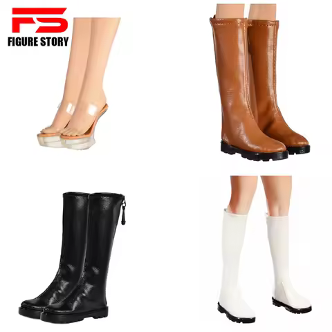 1/6 scale female boots Large size shoes model fit TBLeague Phicen S28A 29B S38A S39B S42 S43 big fee